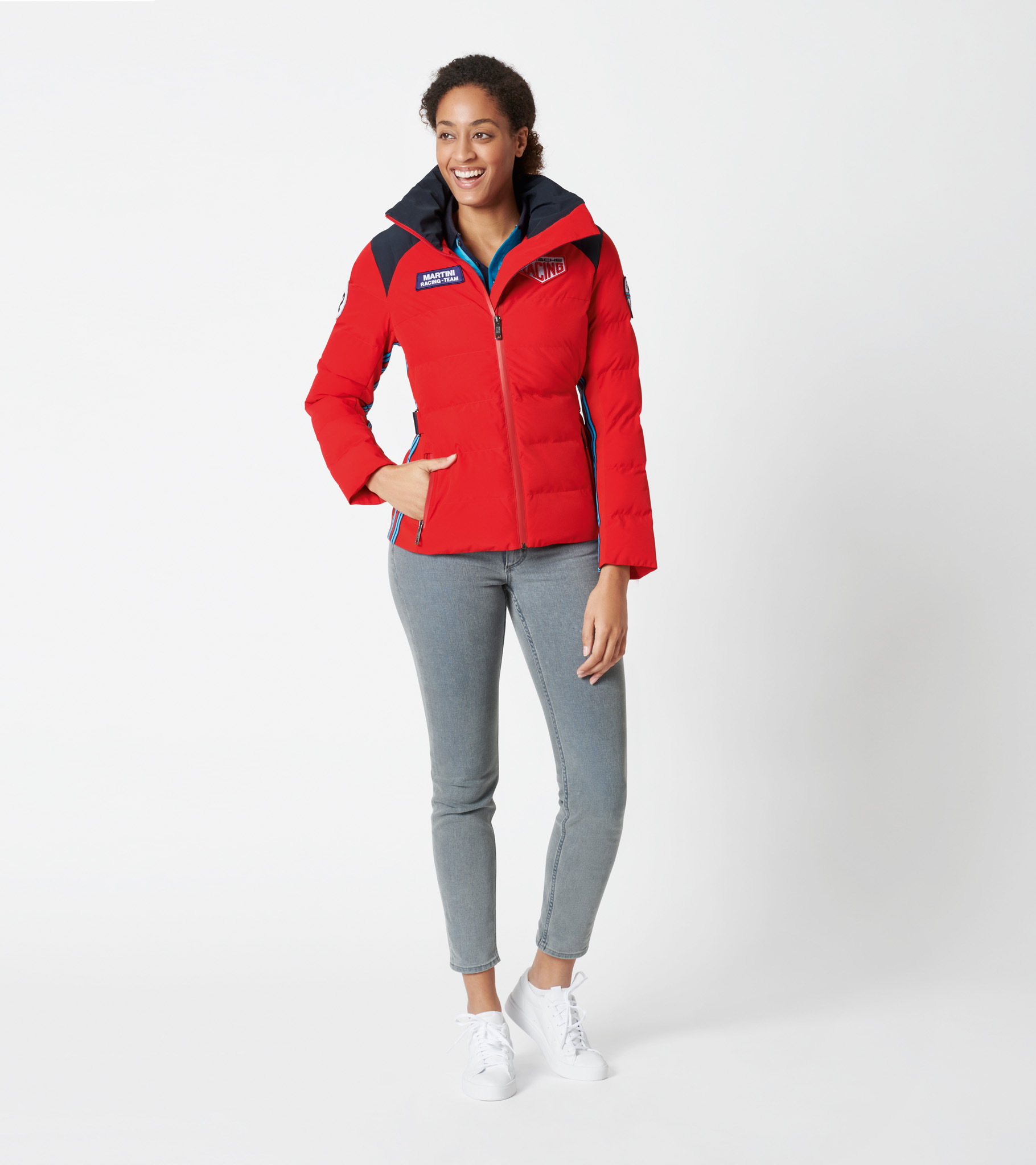 Chaqueta acolchada para dama – MARTINI RACING® \u003e Porsche Drivers Selection
